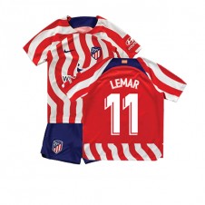 Atletico Madrid Thomas Lemar #11 Hjemmedraktsett Barn 2022-23 Kortermet (+ korte bukser)